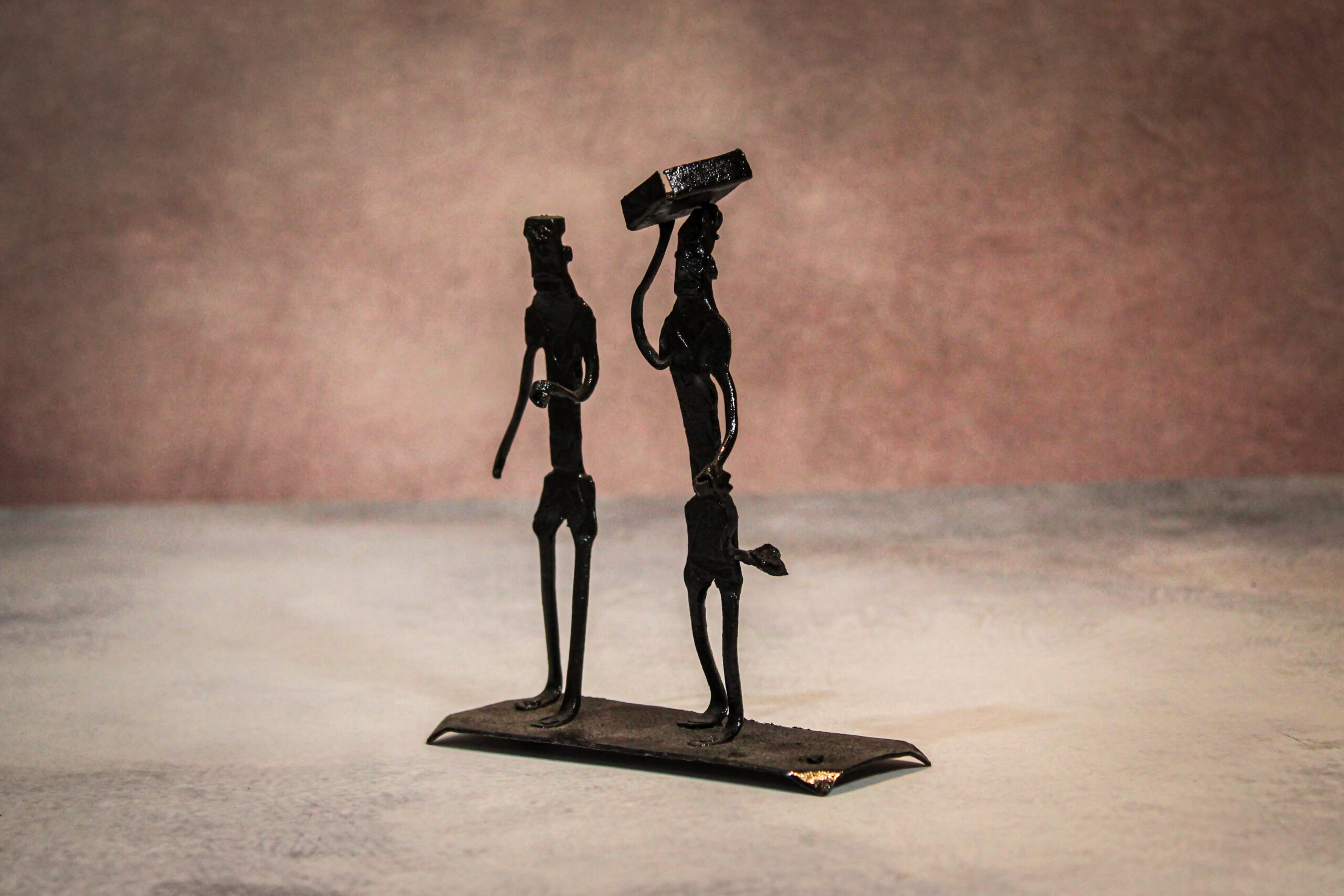 Two Men - Metal Art