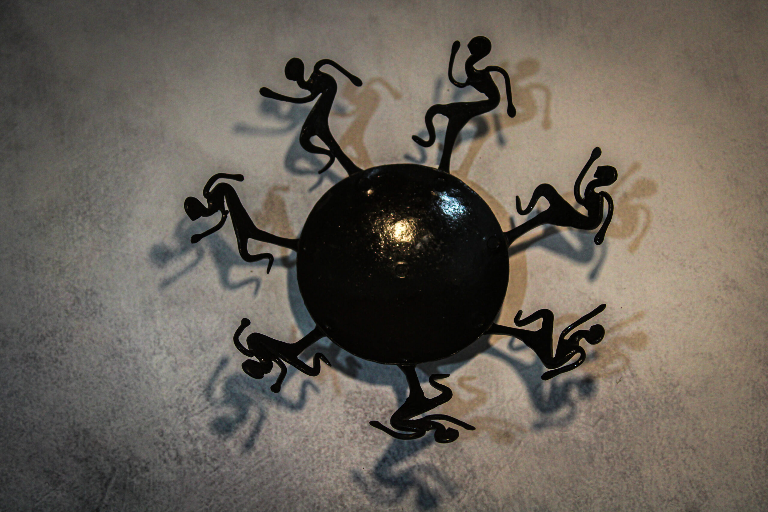 Candle Holder - Dancing men