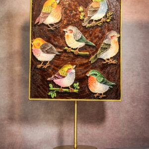 Seven Sparrows Wooden Carving | Handcrafted Nature-Inspired Decor