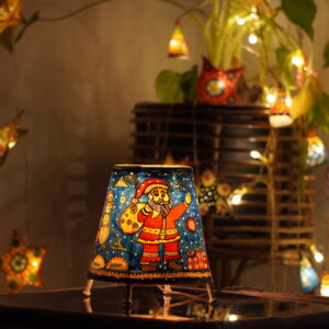 6 -inch hand-painted leather Christmas lamp