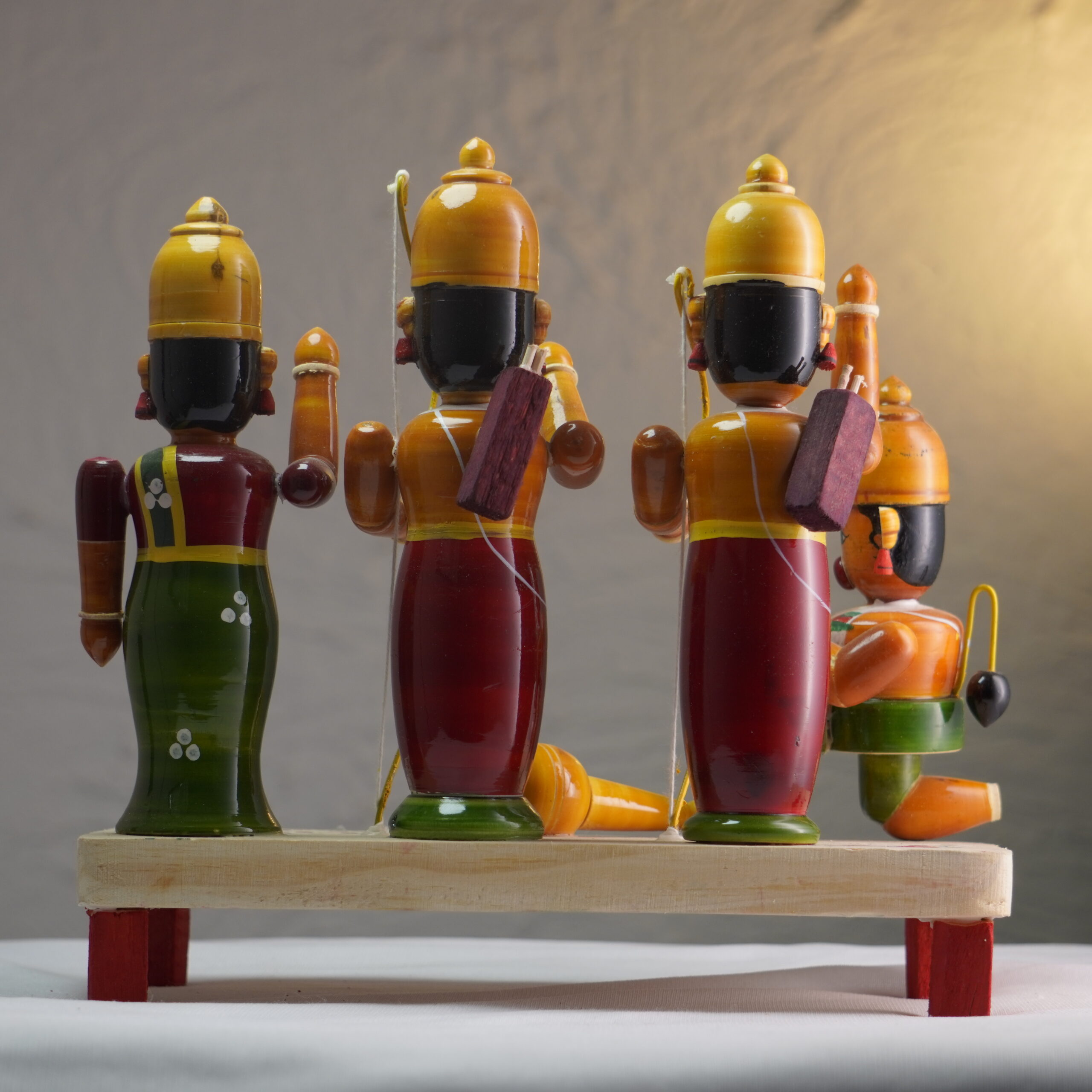 Handcrafted Kondapalli Ram Darbar Set - Image 4