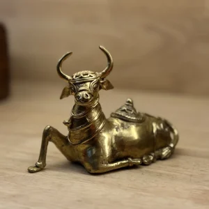 Divine Nandi Brass Idol