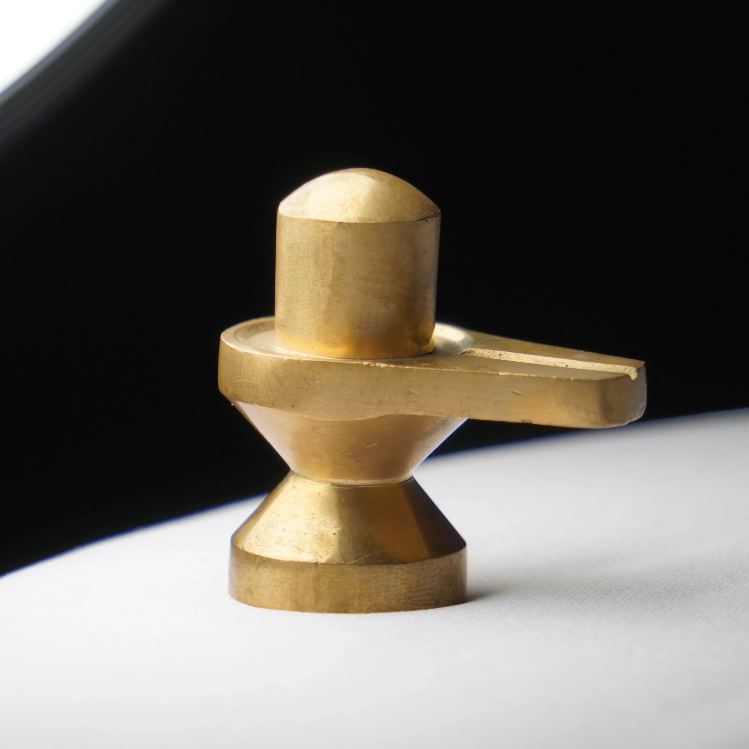 Handcrafted Solid Brass Shiva Lingam - Image 2